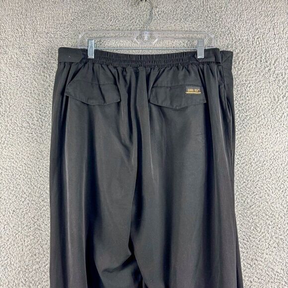 Tourney Waterproof Pants Mens‎ Large Black Stretch Adjustable Waist Golf Slacks - Picture 7 of 16
